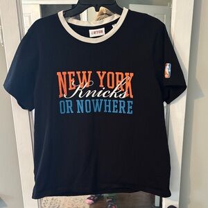 Black New York Knicks or Nowhere T-Shirt